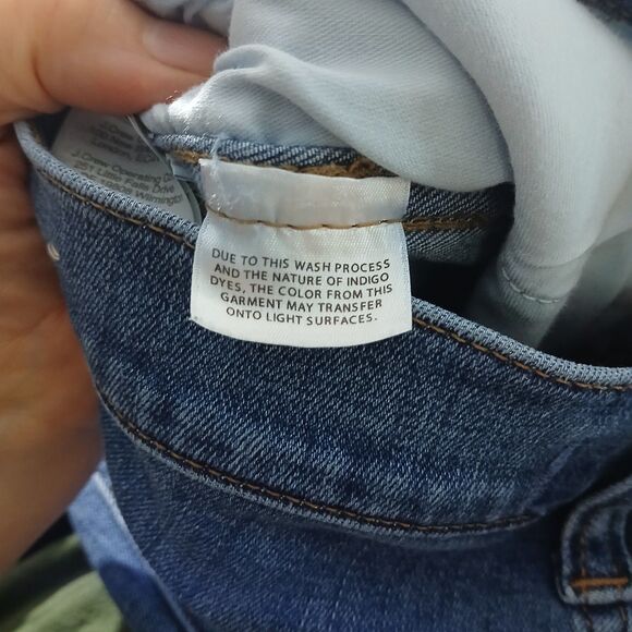 Madewell Jeans Road Tripper Size 28T Straight Leg Exposed Zipper Dark Blue - Picture 13 of 14